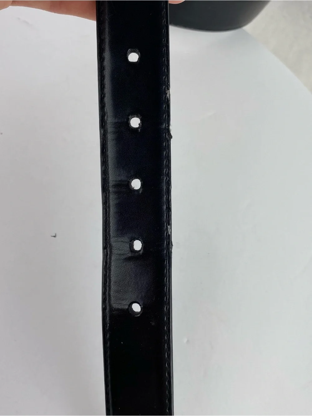 Black / Brown Faux Leather Women’s Reversible Belt with Ornate Silver Buckle